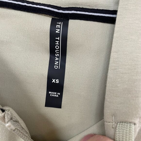 Men's Ten Thousand Khaki Hoodies Size XS - Picture 2 of 5